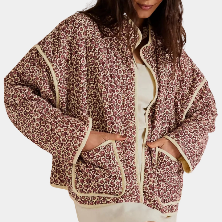 Drune | Blumen Herbstjacke für Damen