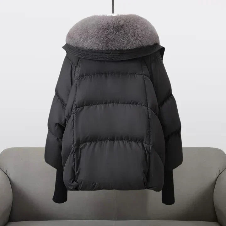 Drune | Pufferjacke mit Kunstpelzkragen - Warm & Stilvoll - Winter-Essential