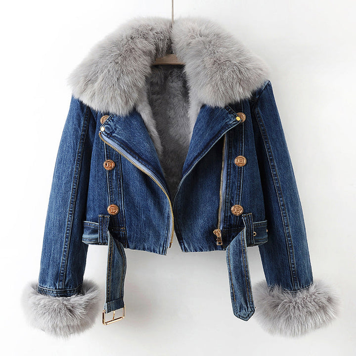 Drune | Luxuriöser Denim-Mantel