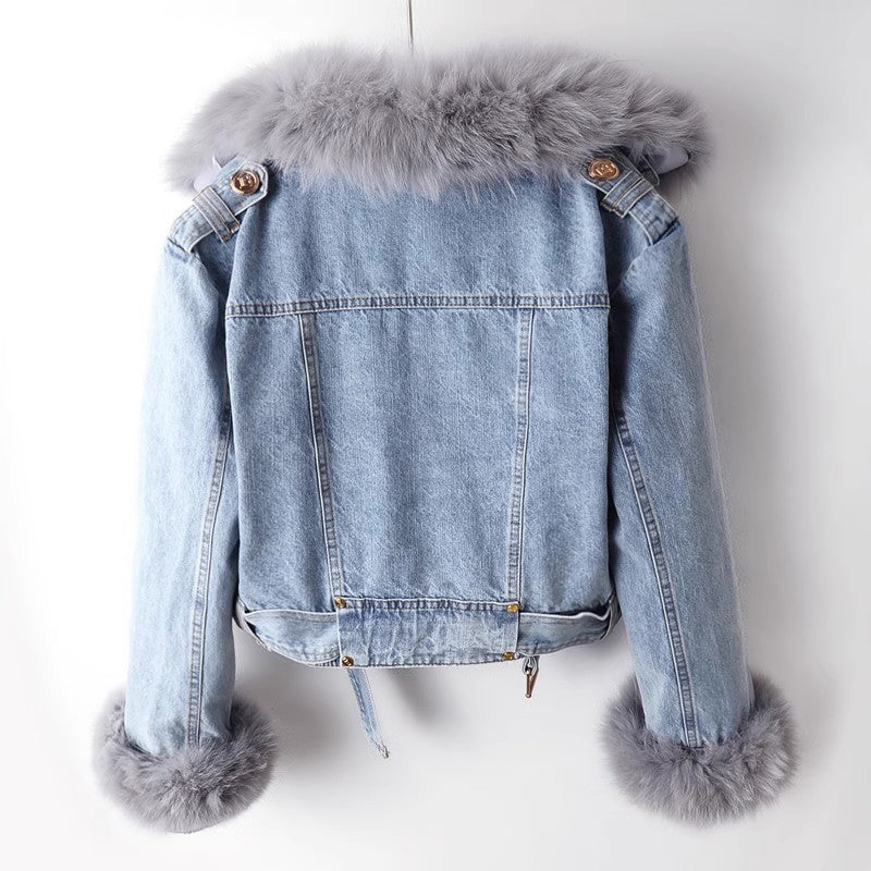 Drune | Luxuriöser Denim-Mantel