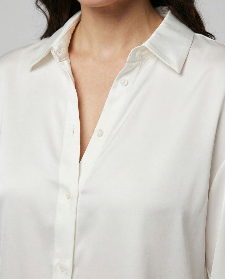 Luxuriöse Elegante Seidenbluse Damen | Drune