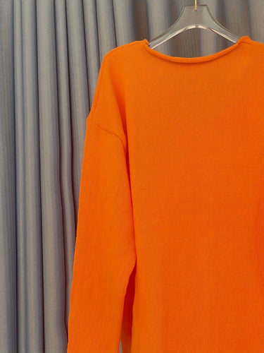 Drune | Damen V-Ausschnitt Übergröße Pullover