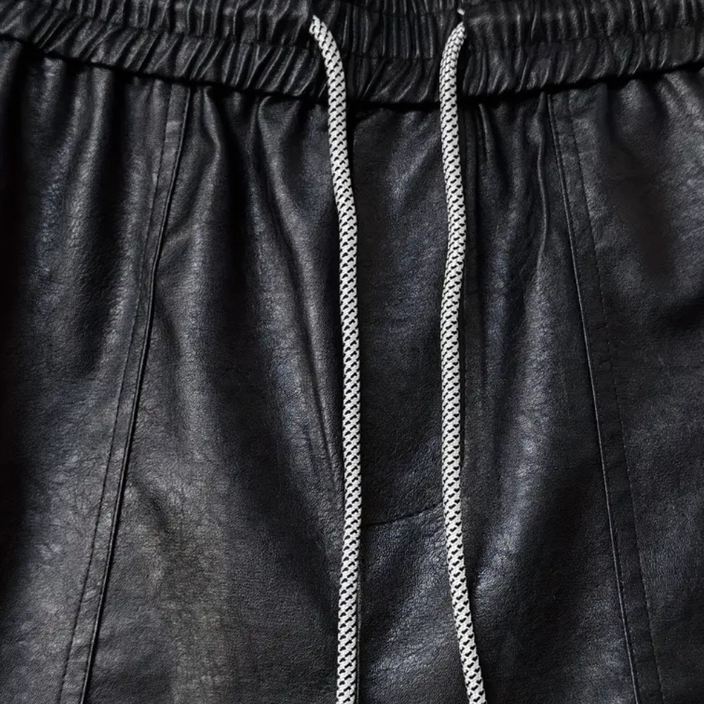 Drune | Herren Leder Cargo Hose