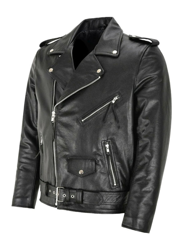 Drune | Modernes Leder Herrenjacke