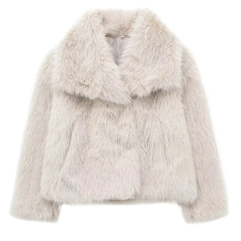 Drune | Warme Pelzjacke für Damen im stilvollen Design