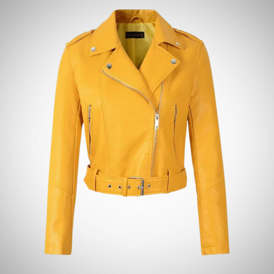 Drune | Vegan Leder Bikerjacke Für Frauen Stylisch und Nachhaltig