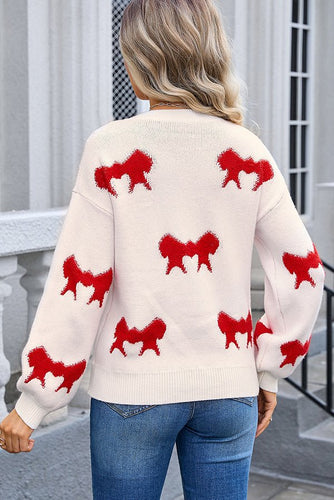 Drune | Rosa Gemusterter Pullover