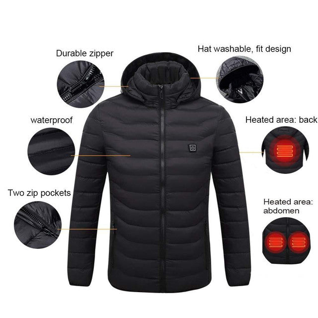 Drune | Jacke Kapuze Puffer Daunenjacke
