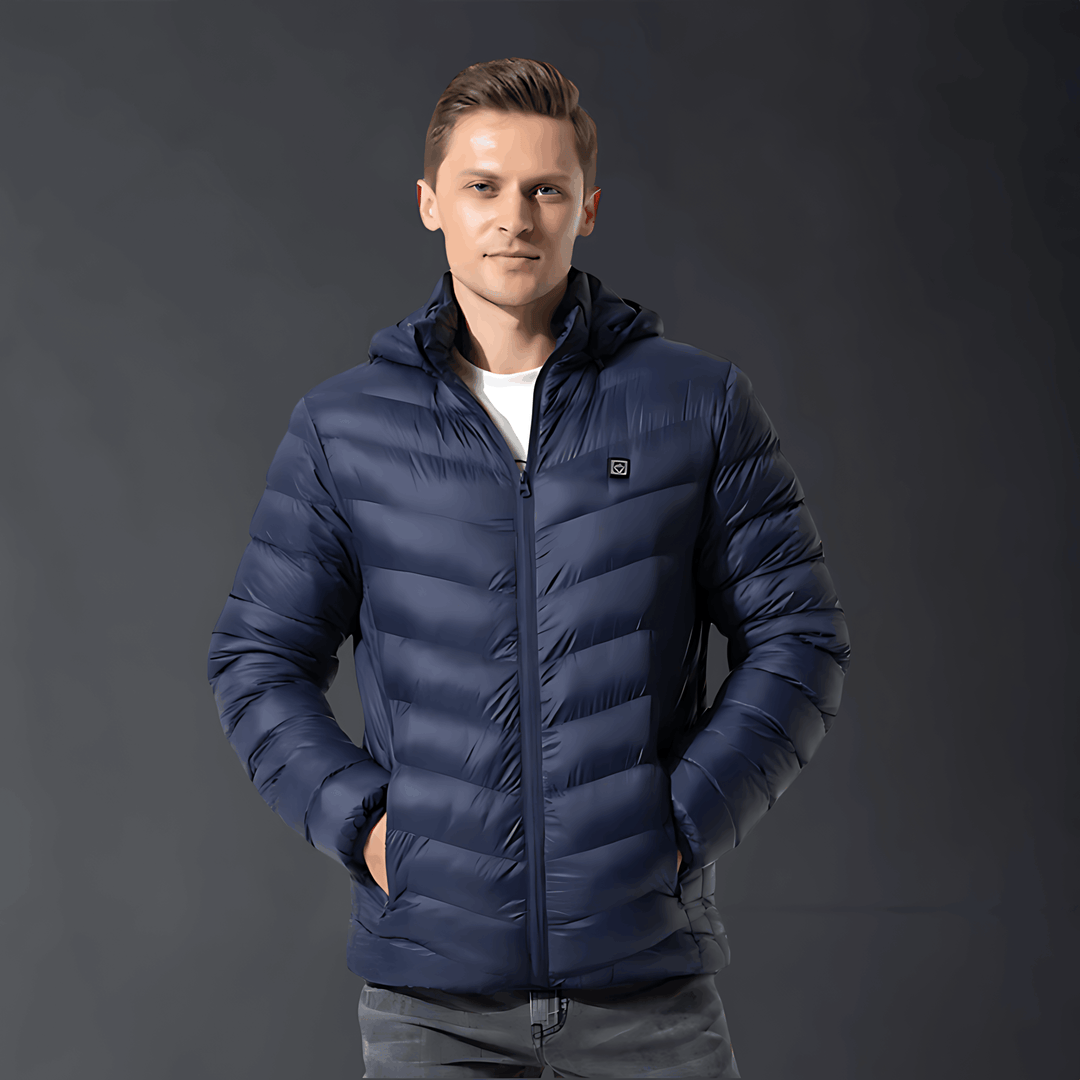 Drune | Jacke Kapuze Puffer Daunenjacke