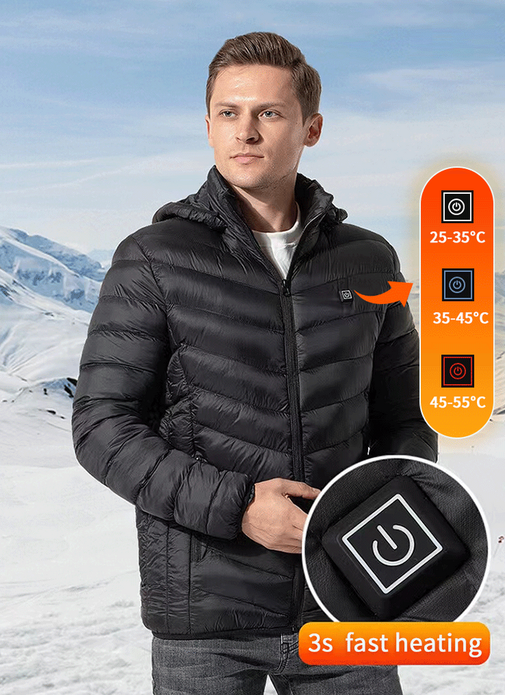 Drune | Jacke Kapuze Puffer Daunenjacke