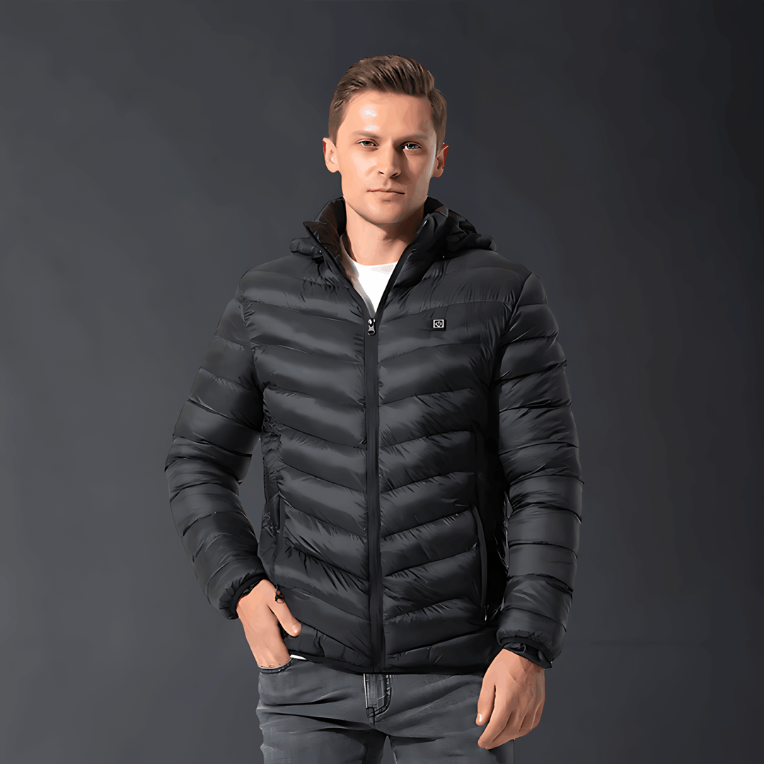 Drune | Jacke Kapuze Puffer Daunenjacke