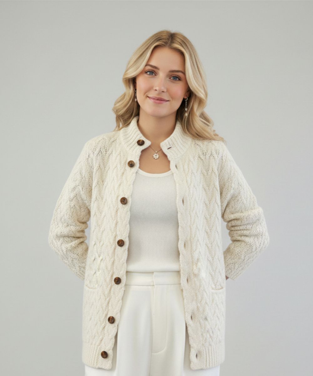 Drune | Damen Cardigan Elegant und Lässig Komfort und Eleganz Im Alltag