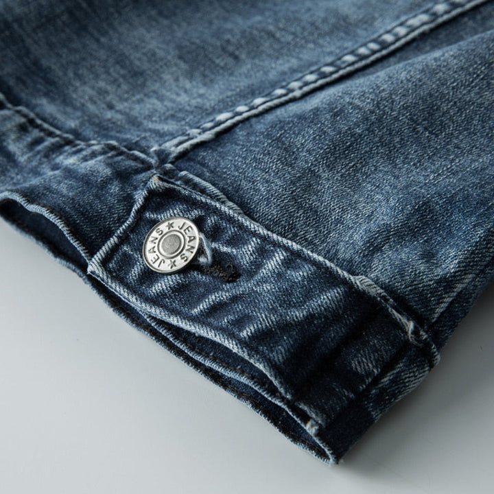 Drune | Warmes Herren Jacke mit langen Ärmeln Knopf