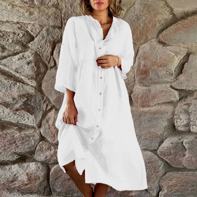 Drune - Modisches Baumwollkleid