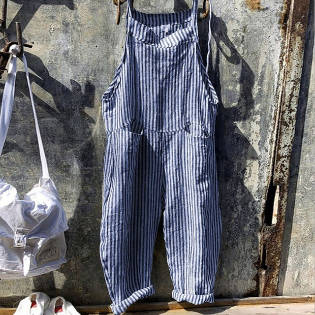 Drune | Trendiger Leinen-Jumpsuit