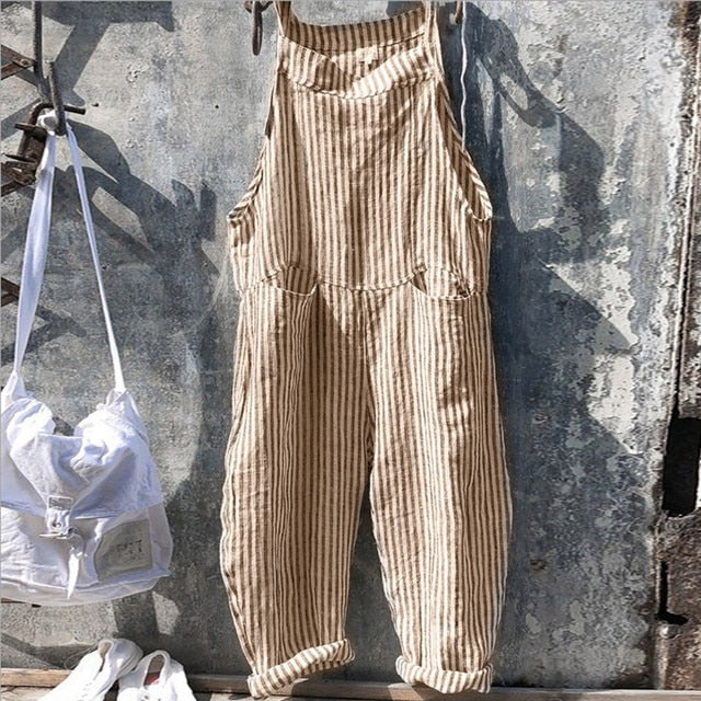 Drune | Trendiger Leinen-Jumpsuit
