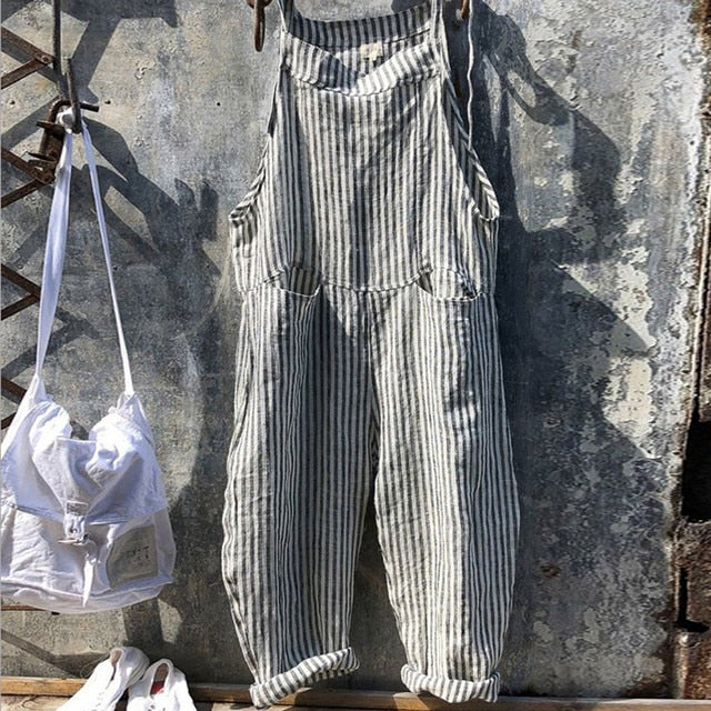 Drune | Trendiger Leinen-Jumpsuit