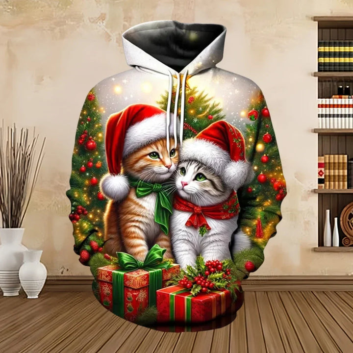 Drune | Weihnachts-Pullover mit Print - Bequemes & Stilvolles Sweatshirt für die Feiertage