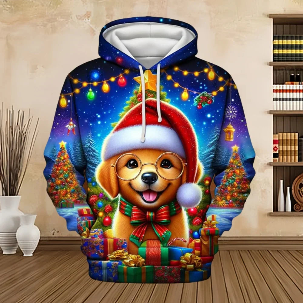 Drune | Weihnachts-Pullover mit Print - Bequemes & Stilvolles Sweatshirt für die Feiertage