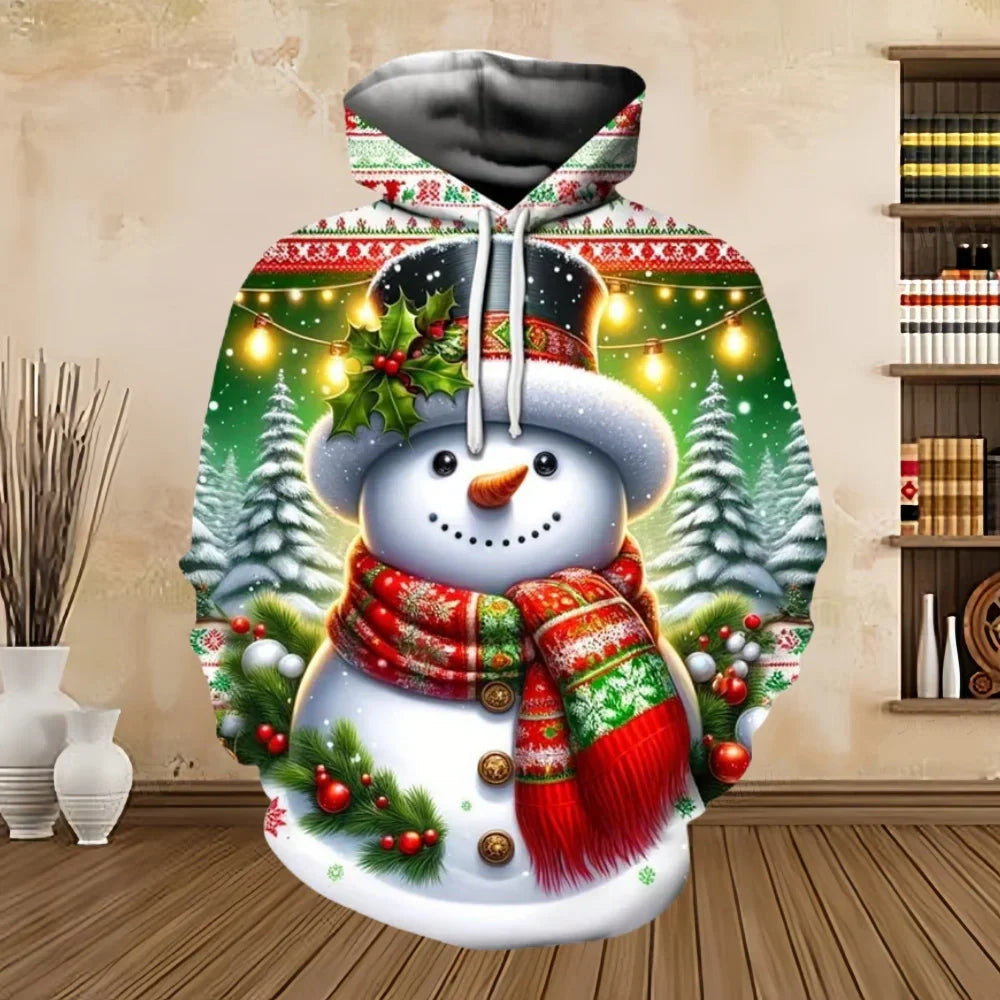 Drune | Weihnachts-Pullover mit Print - Bequemes & Stilvolles Sweatshirt für die Feiertage