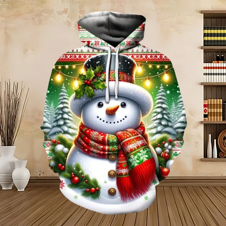 Drune | Weihnachts-Pullover mit Print - Bequemes & Stilvolles Sweatshirt für die Feiertage