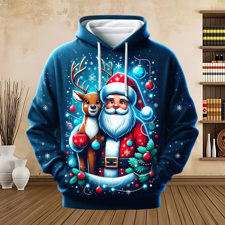 Drune | Weihnachts-Pullover mit Print - Bequemes & Stilvolles Sweatshirt für die Feiertage