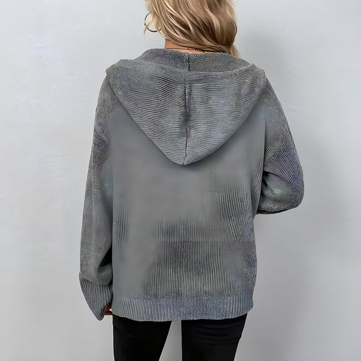 Drune Hoodie | Warme Bequeme Damenweste mit Kapuze