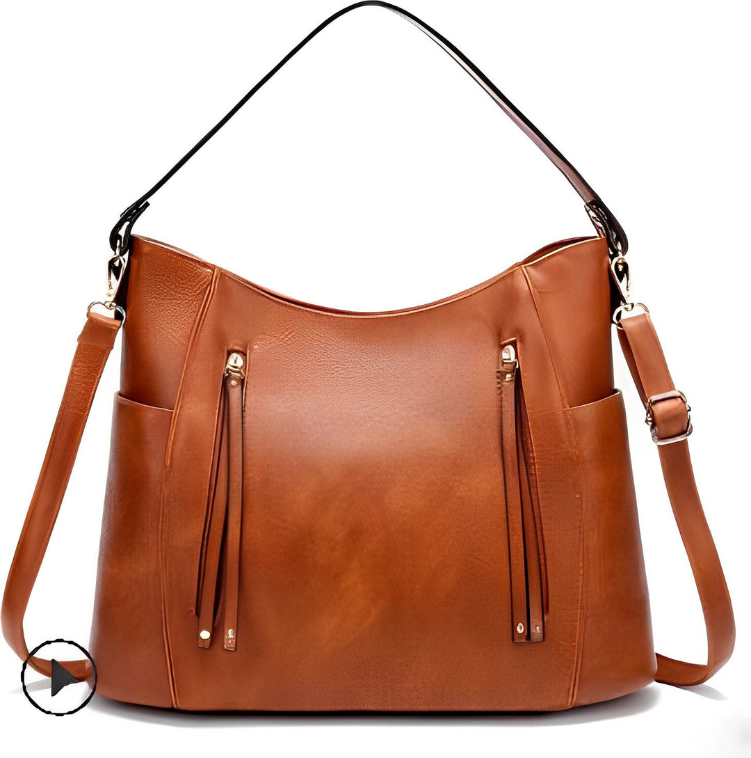 Drune | Stilvolle Damen Vintage-Ledertasche