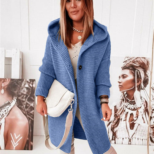 Drune | Strickstrickjacke mit Kapuze