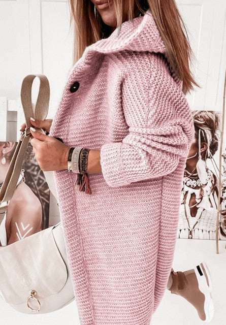 Drune | Strickstrickjacke mit Kapuze