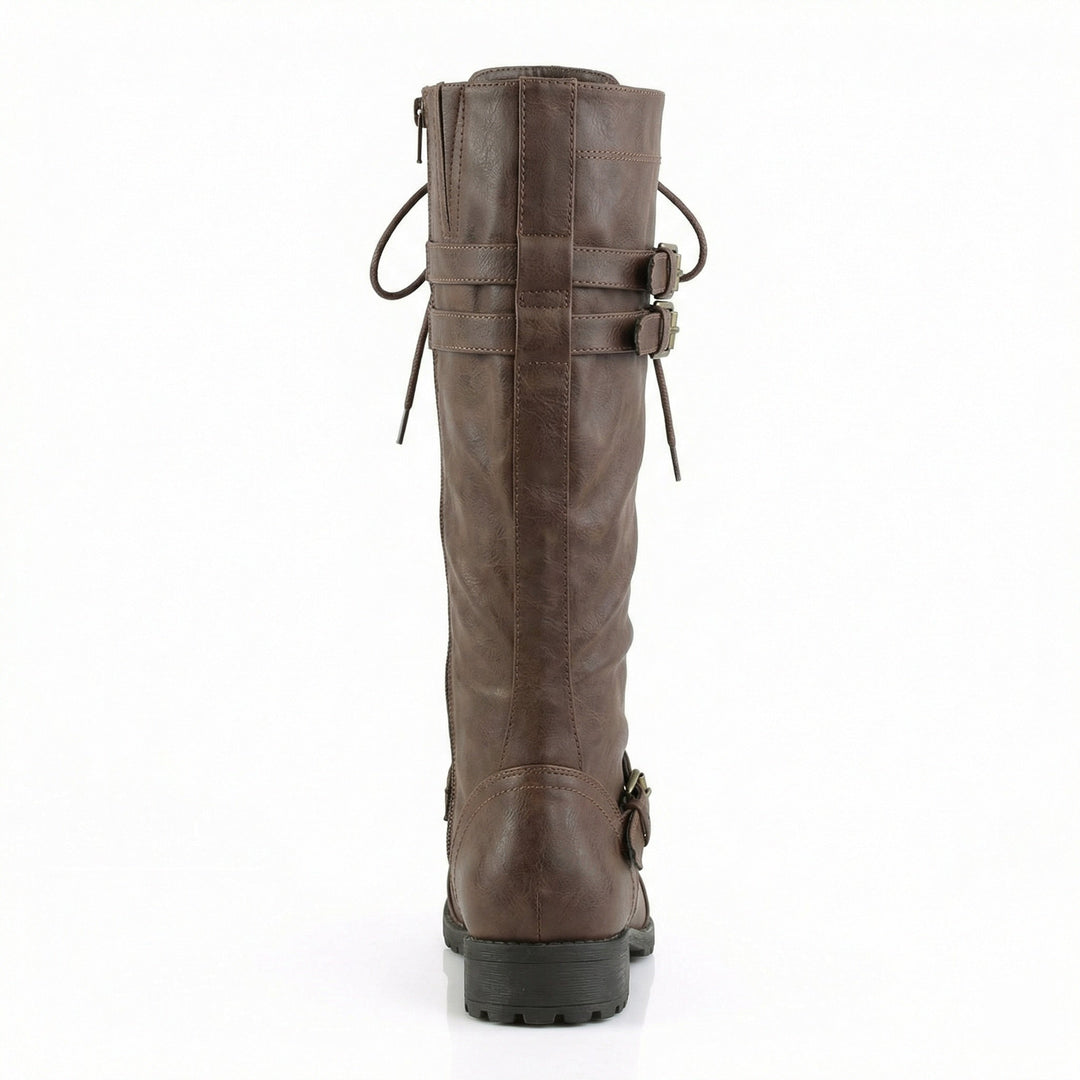 Drune | Retro-Schnürstiefel mit Schnalle