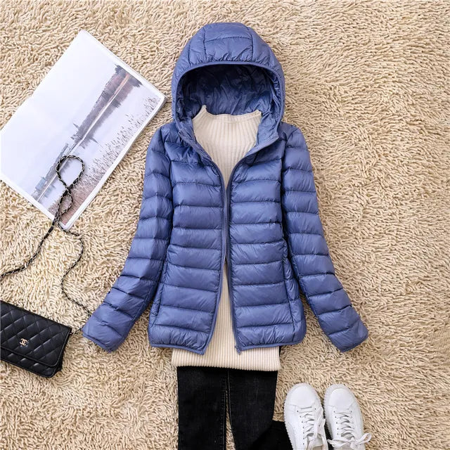 Drune | Klassischer Down-Winterparka für Frauen Perfekt für Outdoor-Aktivitäten