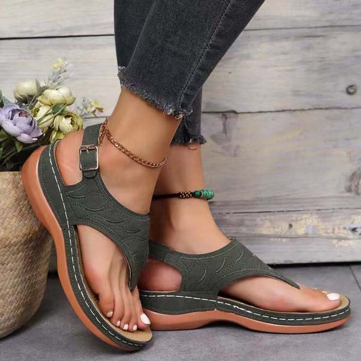 Drune | Damen Orthopädische Flip-Flops