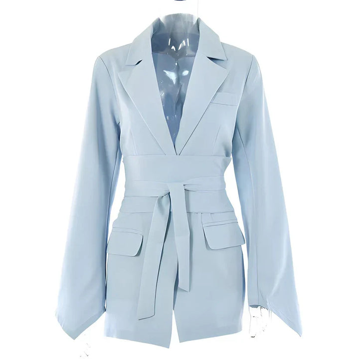 Drune | Eleganter Blazer mit Gürtel