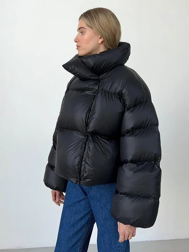 Drune | Winterjacke Warm Kapuze Pufferjacke Daunenjacke
