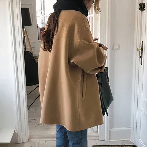 Drune | Kaschmir Trenchcoat Kurz Damen