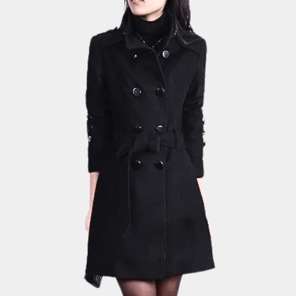 Drune | Eleganter Wintergürtel-Mantel für Damen