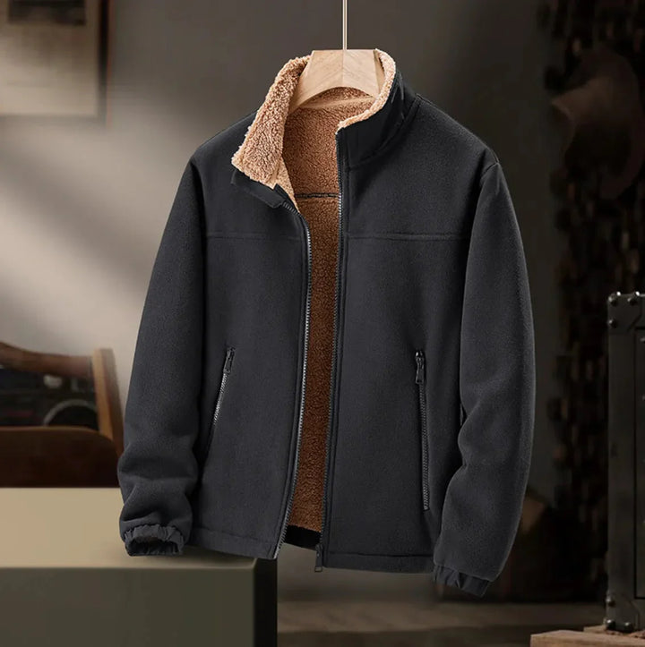 Drune | Sherpa-Futter Fleecejacke