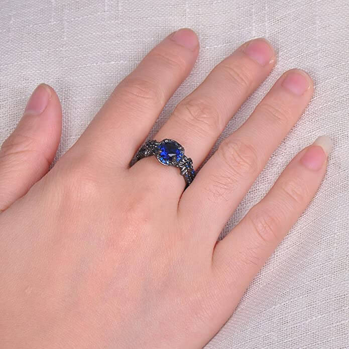 Drune - Damenring mit Zirkonia-Edelsteinen
