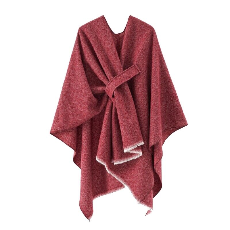 Drune | Kaschmir Poncho Retro & Stilvoll