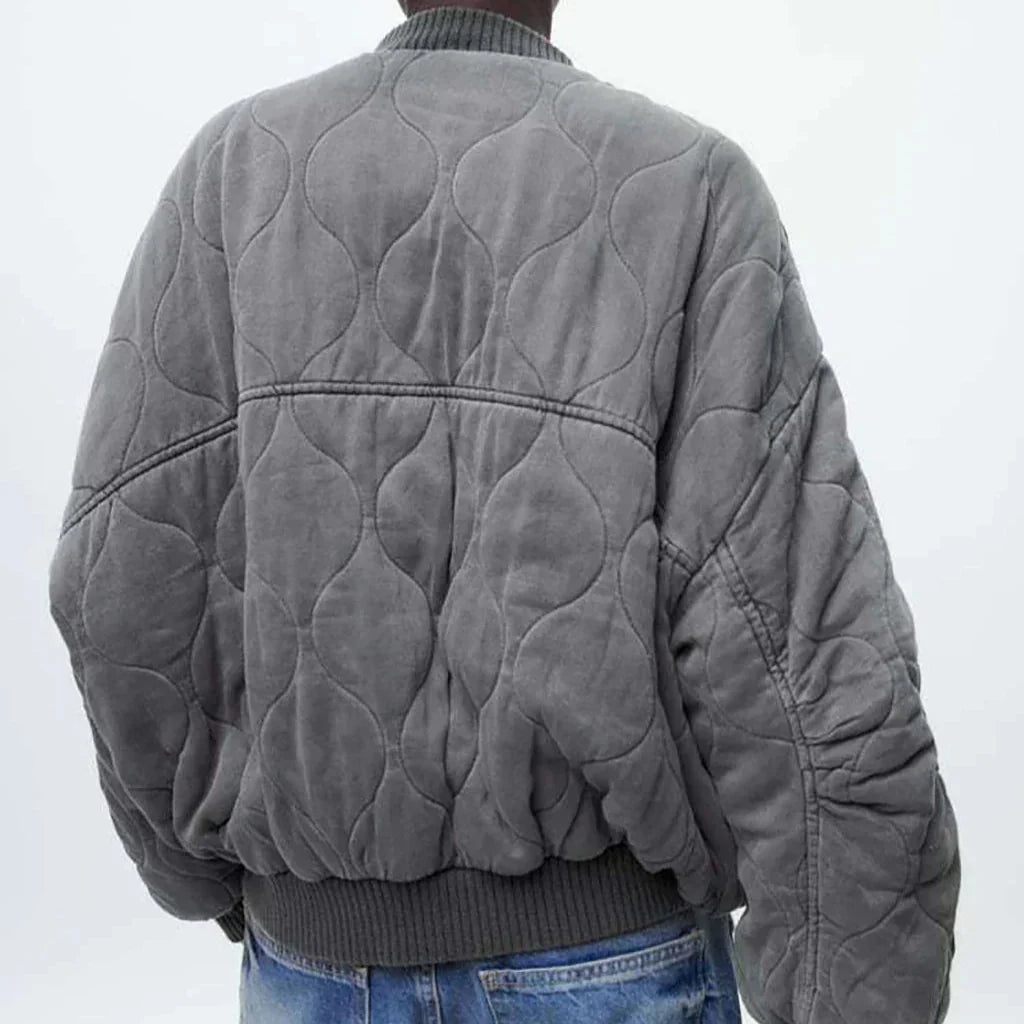 Drune | Damen Lockere Passform Winterjacke Gequiltetes Design