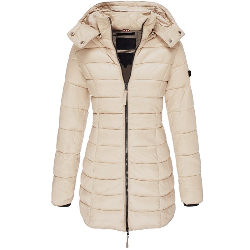 Drune | Damen Winter Pufferjacke - Mit Kapuze