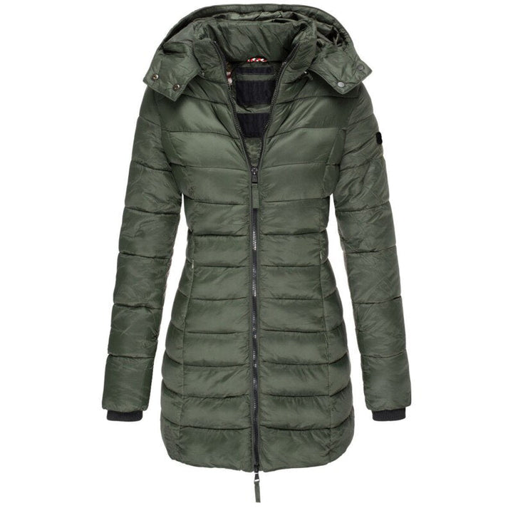 Drune | Damen Winter Pufferjacke - Mit Kapuze