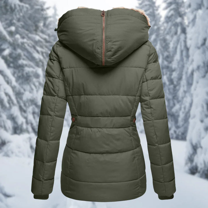 Drune | Damen Winter Daunenjacke - Mit Kapuze