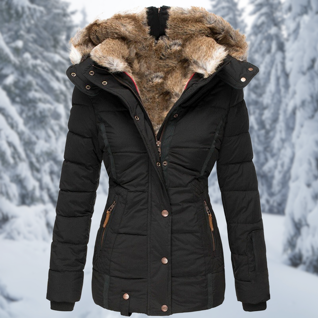 Drune | Damen Winter Daunenjacke - Mit Kapuze