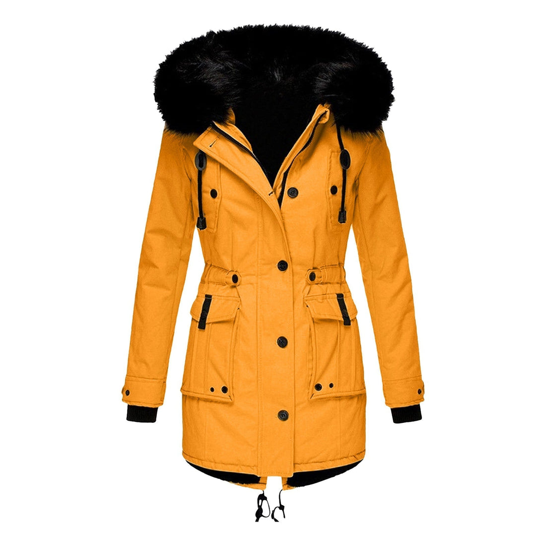 Drune | Damen Winter Parka - Mit Kapuze & Taillezugband