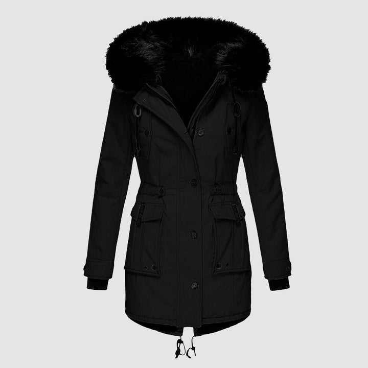 Drune | Damen Winter Parka - Mit Kapuze & Taillezugband