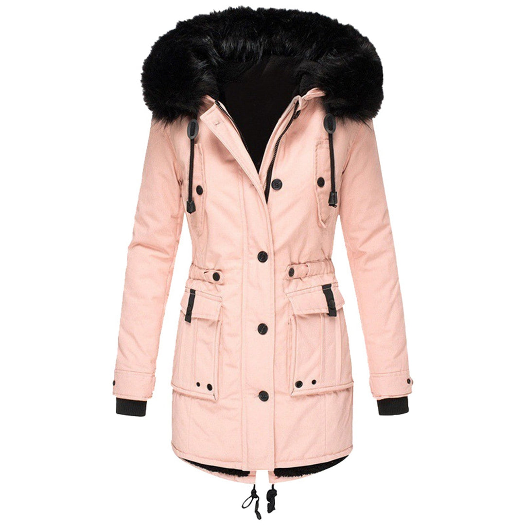 Drune | Damen Winter Parka - Mit Kapuze & Taillezugband