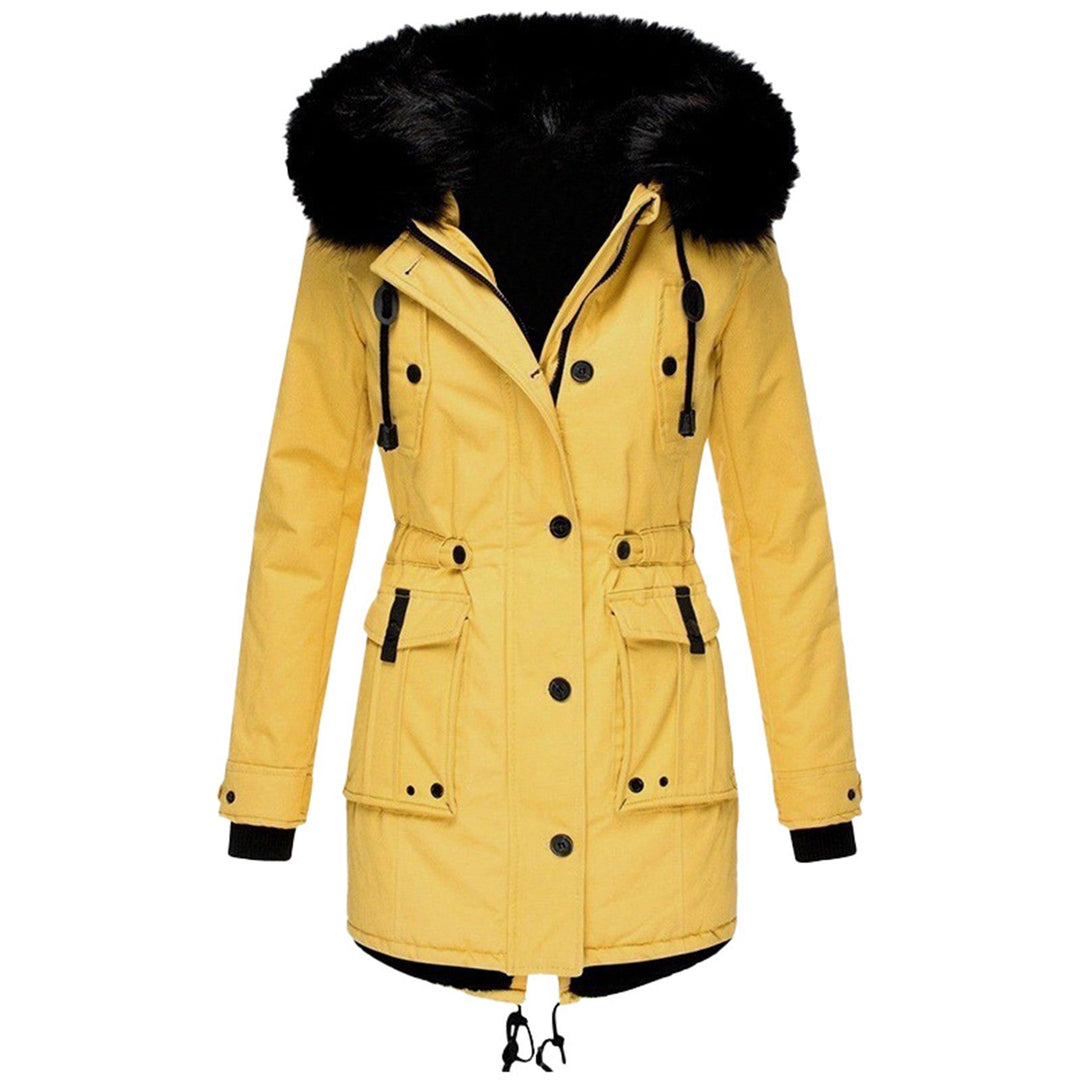 Drune | Damen Winter Parka - Mit Kapuze & Taillezugband