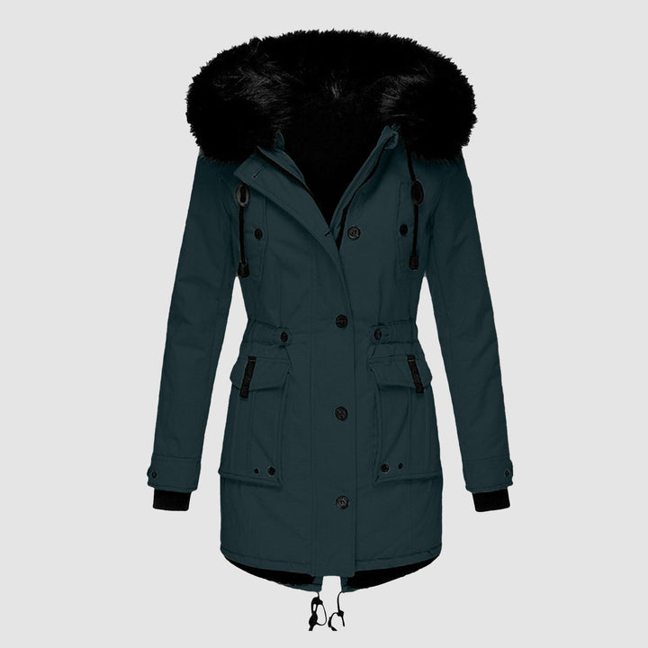 Drune | Damen Winter Parka - Mit Kapuze & Taillezugband
